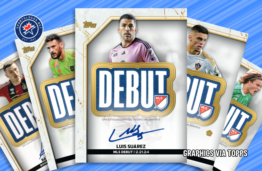 Topps, MLS 1 iš 1 debiutinių pataisų autografų kortelės –
