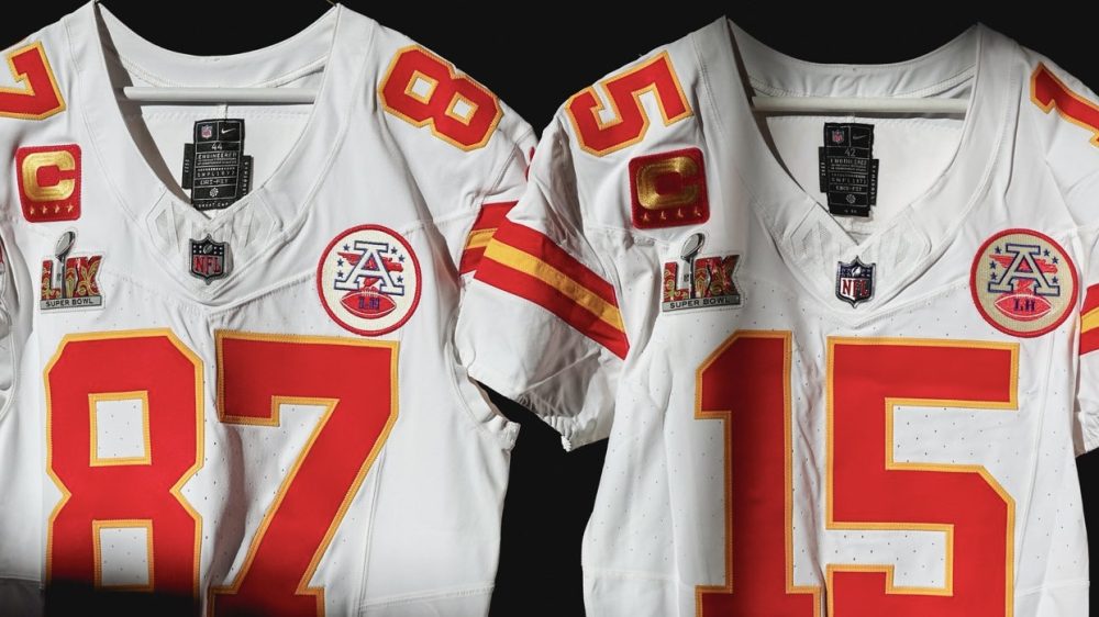 „Kansas City Chiefs“, Filadelfijos „Eagles“ atidengia „Super Bowl Lix“ uniformas