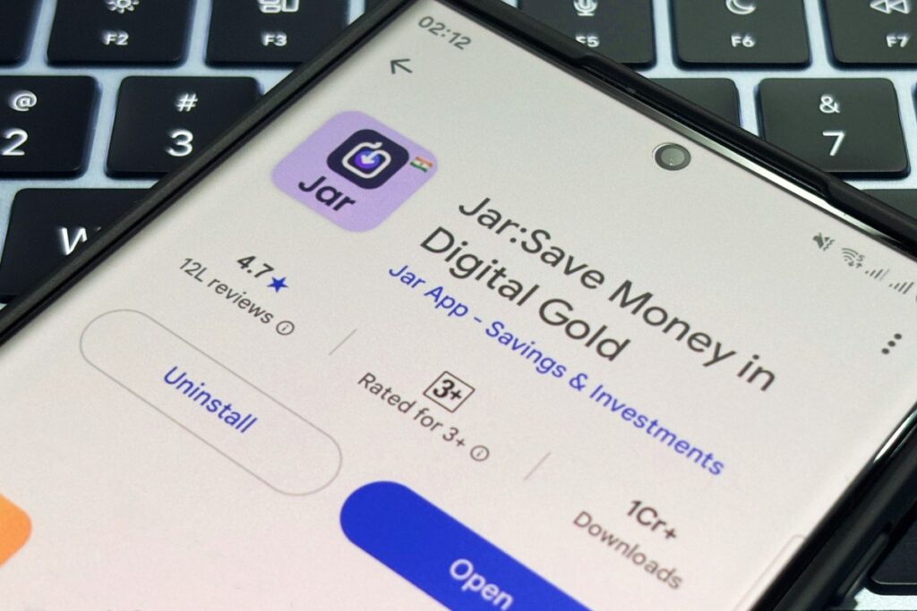 Indijos fintech stiklainis tampa pelningas, leisdamas milijonams sutaupyti aukso